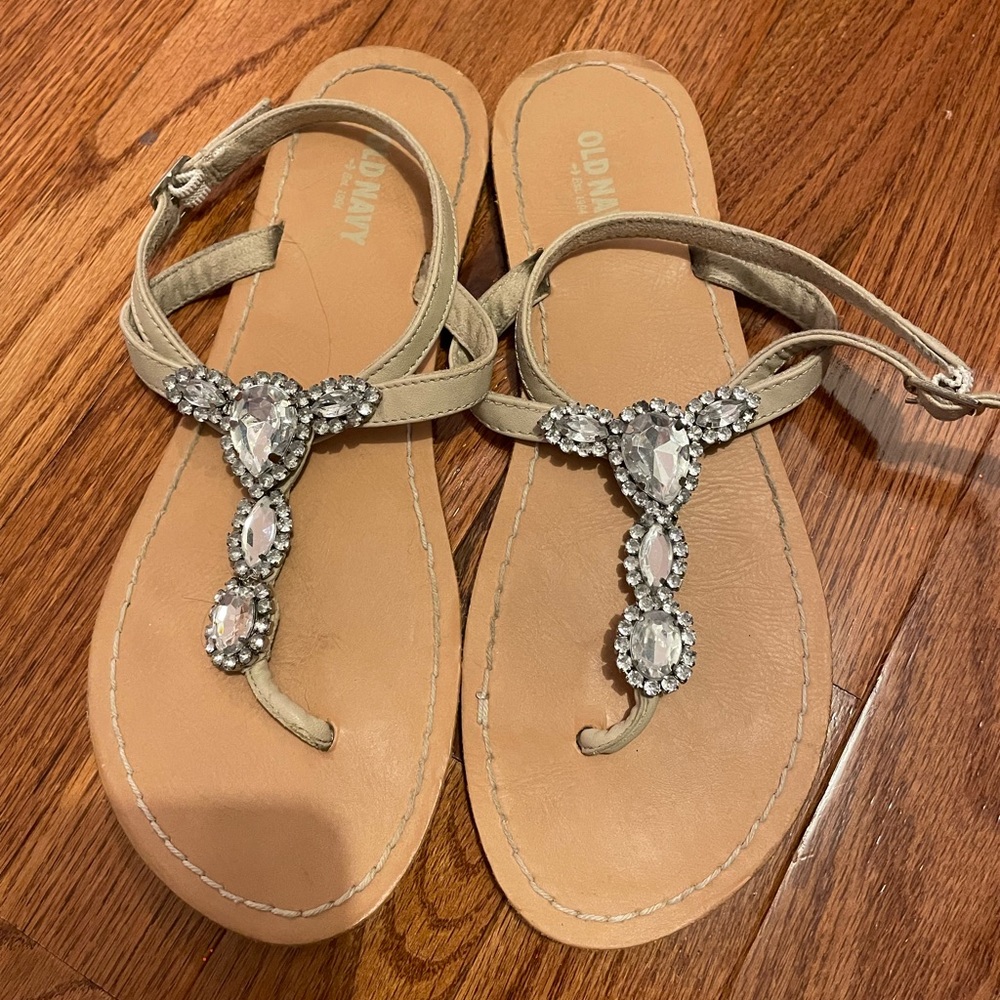 Old navy rhinestone sandals